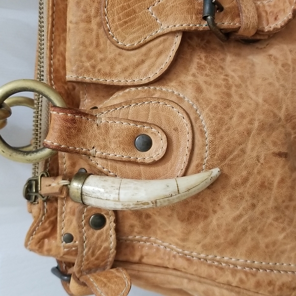 MALINI MURJANI  leather tan shoulder bag - Picture 10 of 11